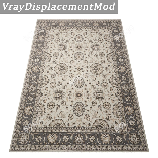 Title: High-Quality Carpets Set 3D model image 3