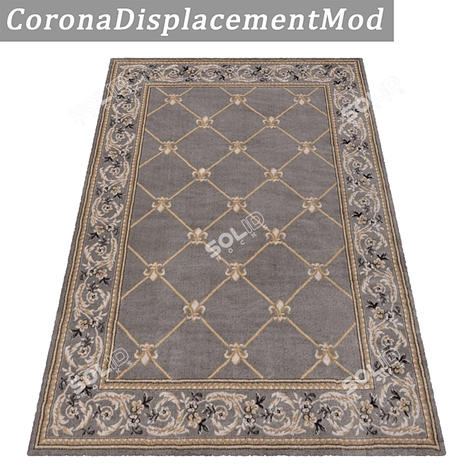 Title: High-Quality Carpets Set 3D model image 4