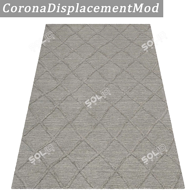 Luxury Textured Carpet Set 3D model image 4