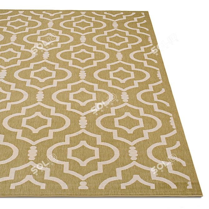 Modern Archive Rug Collection 3D model image 2