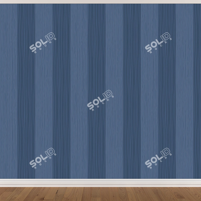 Seamless Wallpaper Set - 3 Colors 3D model image 3