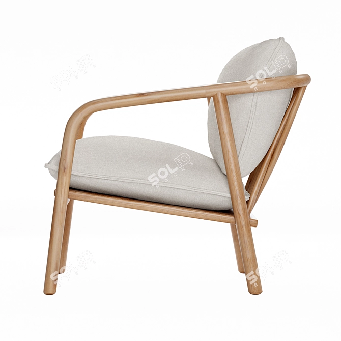 Scandi Frame Laurel Chair 3D model image 3