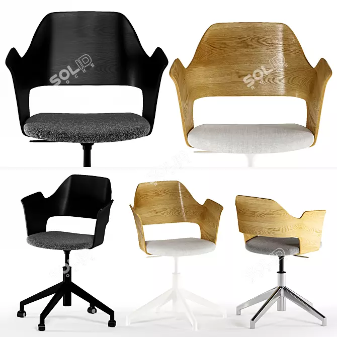 Fjallberget Chair Set 06 3D model image 1