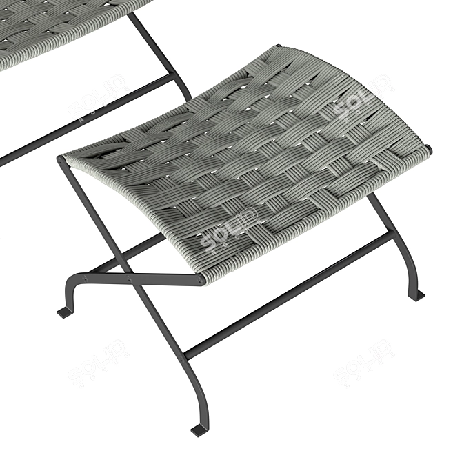 Modern Outdoor Elegance: Flexform Carlotta 3D model image 4