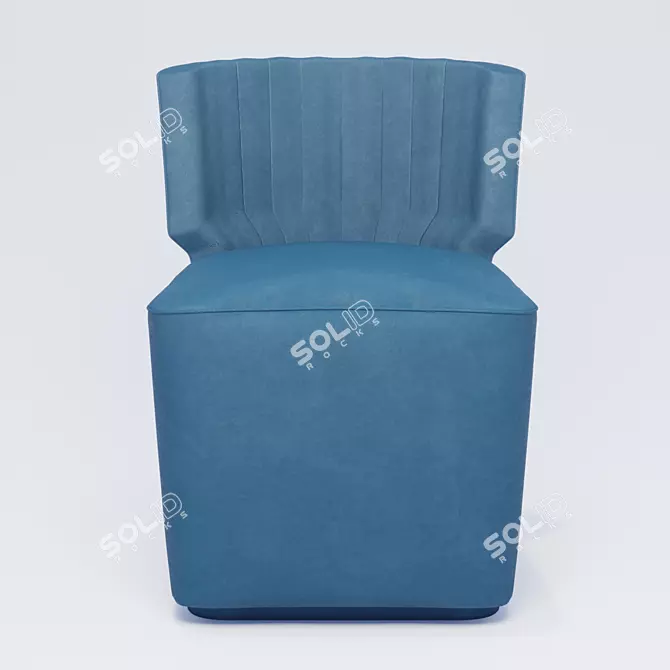 Modern Lipstick Swivel Chair 3D model image 1