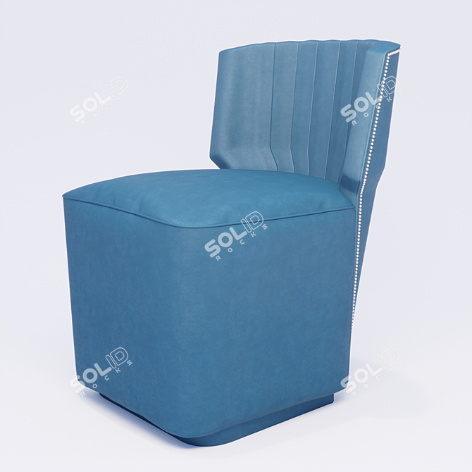 Modern Lipstick Swivel Chair 3D model image 2