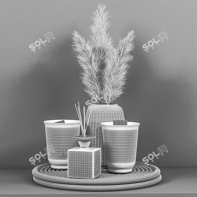 Elegant Decor Set 3D model image 3