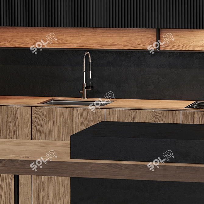 Modern Style Kitchen - 3dsmax2014 & V-ray 3D model image 3