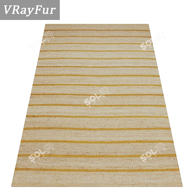 Luxury Carpets Set | High-Quality Textures 3D model image 2