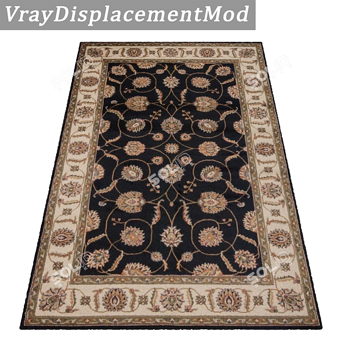 High-Quality Carpets Set 1120 3D model image 3