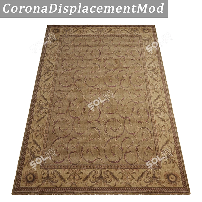 High-Quality Carpets Set 1120 3D model image 4