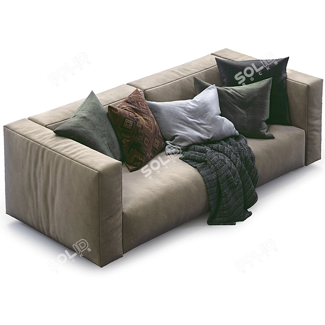 Modern Match Sofa by Prostoria 3D model image 4