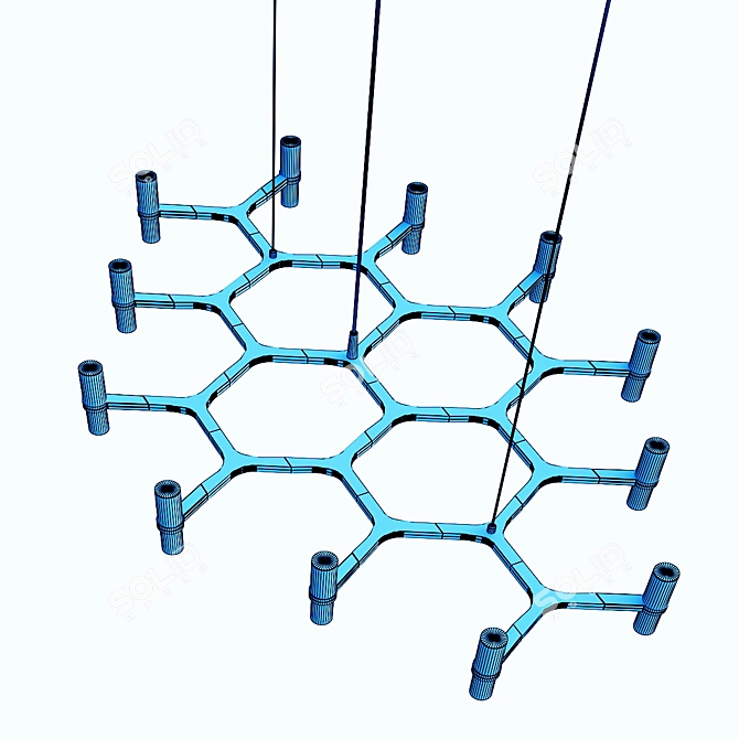 Modern NEMO Crown Plana Pendant Lamps 3D model image 5