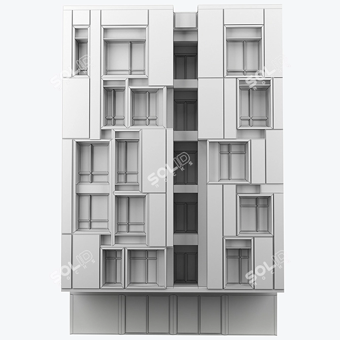 Sleek Urban Architecture Masterpiece 3D model image 3