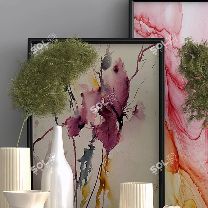 Elegant Decor Set: 17 3D model image 3