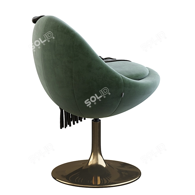 Contemporary Venus Chair: Elegant Design 3D model image 2