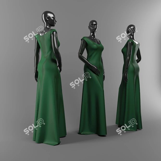 Polygonal Female Model - Version 0.4 3D model image 2