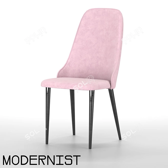 Gogen CF OM Chair: Stylish Design, Customizable Materials 3D model image 1