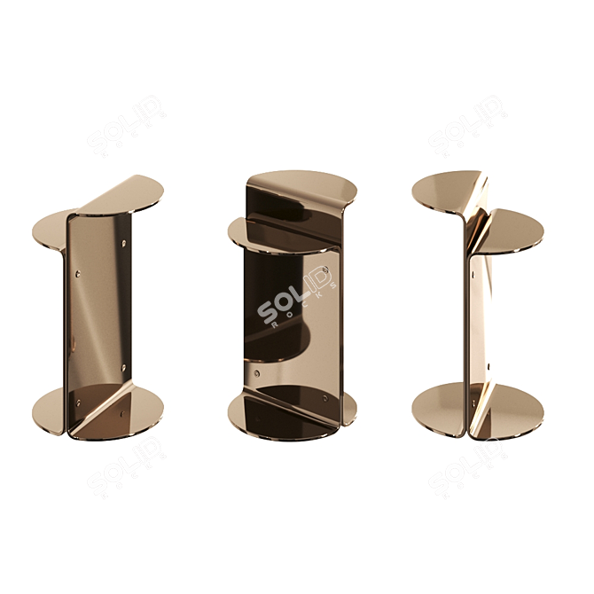 Minotti FLIRT: Stylish Table by Rodolfo Dordoni 3D model image 3