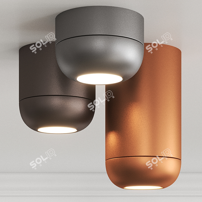 AXOLIGHT URBAN LED Ceiling Lamps with Dimmer 3D model image 1