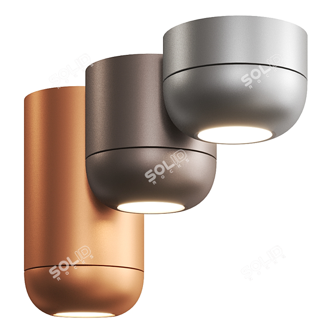 AXOLIGHT URBAN LED Ceiling Lamps with Dimmer 3D model image 3