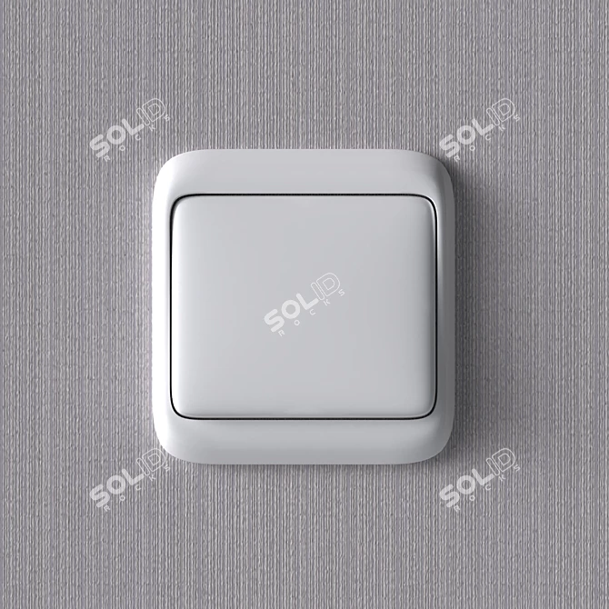 Elegant ABB Alpha Nea Switches 3D model image 5