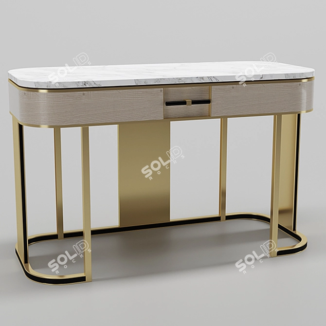 Frato Ashi Desk: Sleek and Modern Dressing Table 3D model image 1