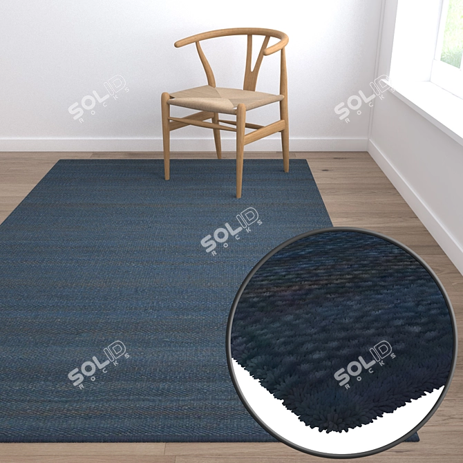 Luxury Carpet Collection: Set of 3 High Quality Textures 3D model image 5