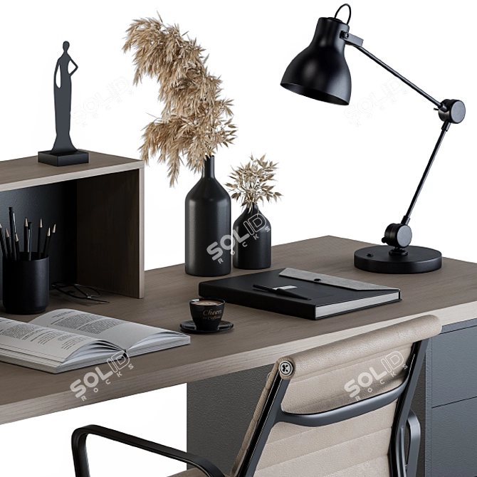 Naturally Inspired Work Table 3D model image 3