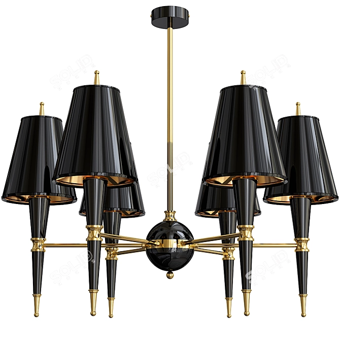 Luxurious Versailles Chandelier 3D model image 3