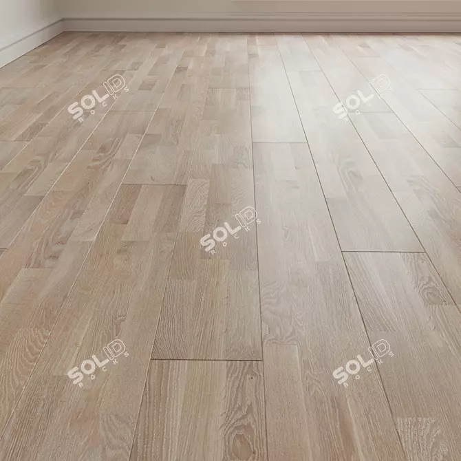 Title: Salsa Premium Oak Laminate Flooring 3D model image 1