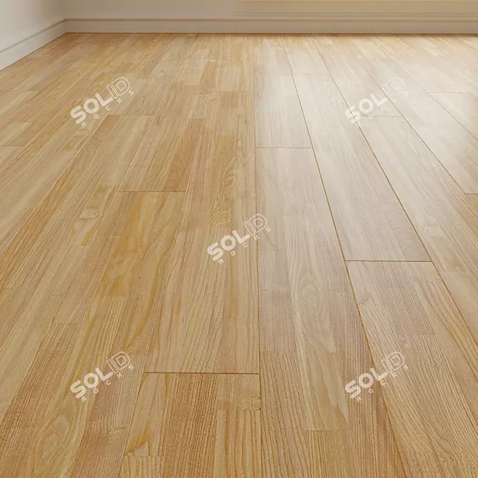 Elegant Samba Ash Caramel Laminate 3D model image 1