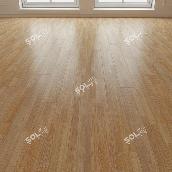 Elegant Samba Ash Caramel Laminate 3D model image 3