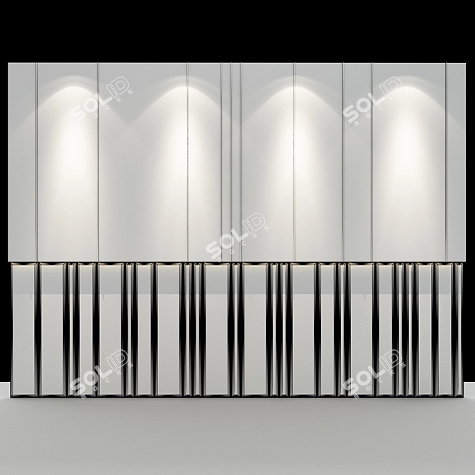 Versatile Panel 41: Streamlined Functionality 3D model image 2