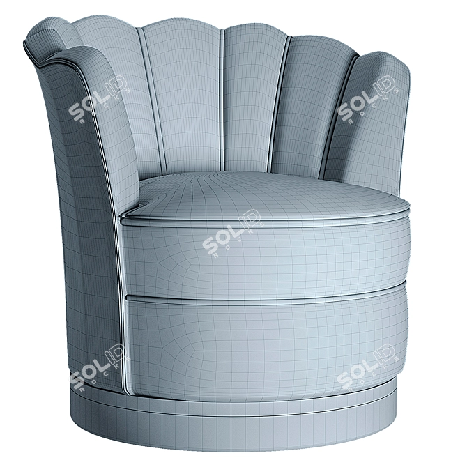 Rustic Mila: Vintage-inspired 3D Furniture 3D model image 5