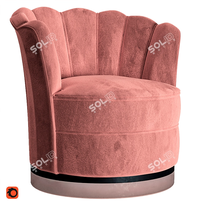 Rustic Mila: Vintage-inspired 3D Furniture 3D model image 7