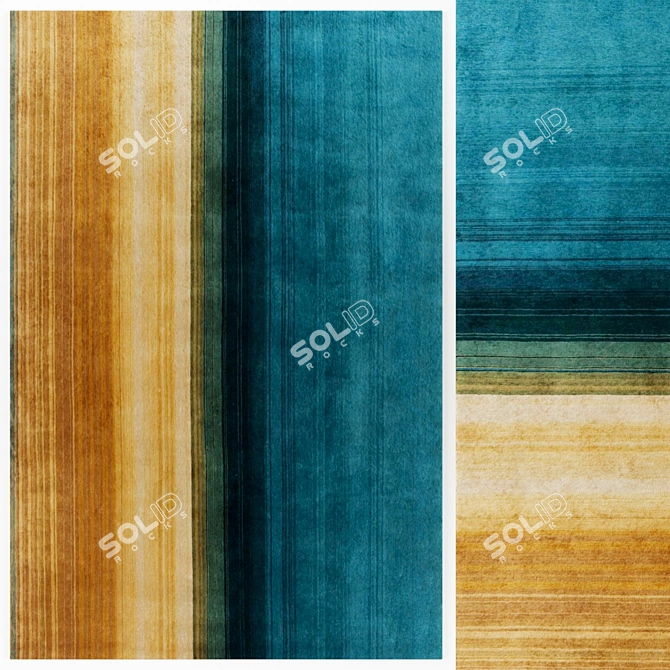 Tranquil Landscapes Rug 3D model image 1