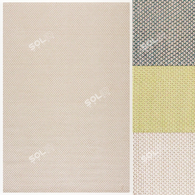  Modern Raw Set - GAN Carpets 3D model image 3