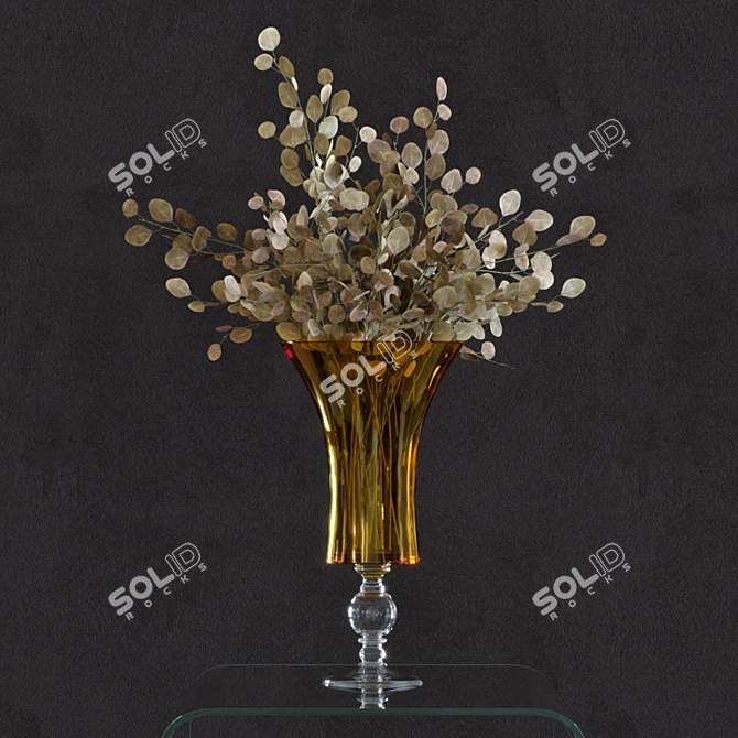 Elegant Eucalyptus Branch Set 3D model image 4