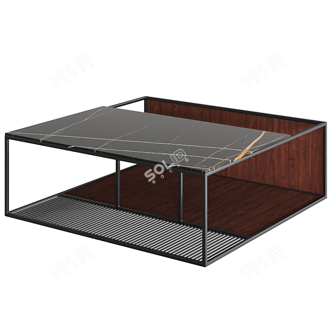 Natuzzi FIL ROUGE Coffee Table 3D model image 5