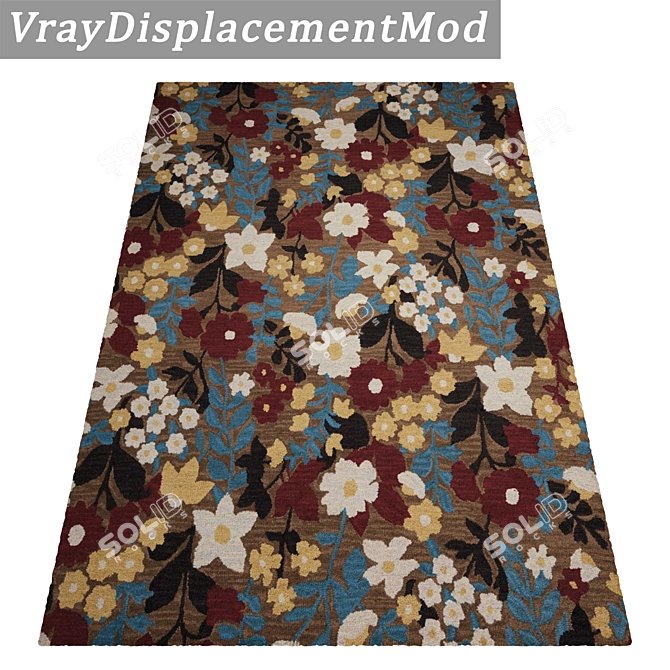 Premium Quality Carpet Set 3D model image 3