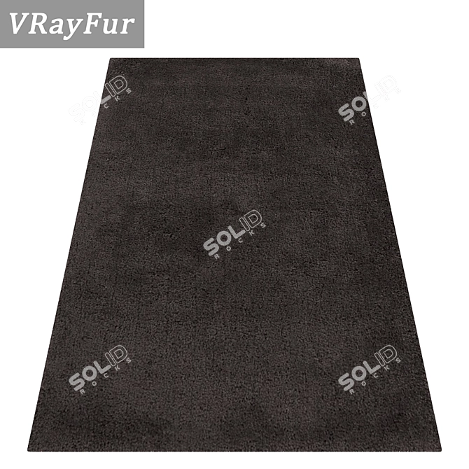 Title: Premium Texture Carpets Set 3D model image 2