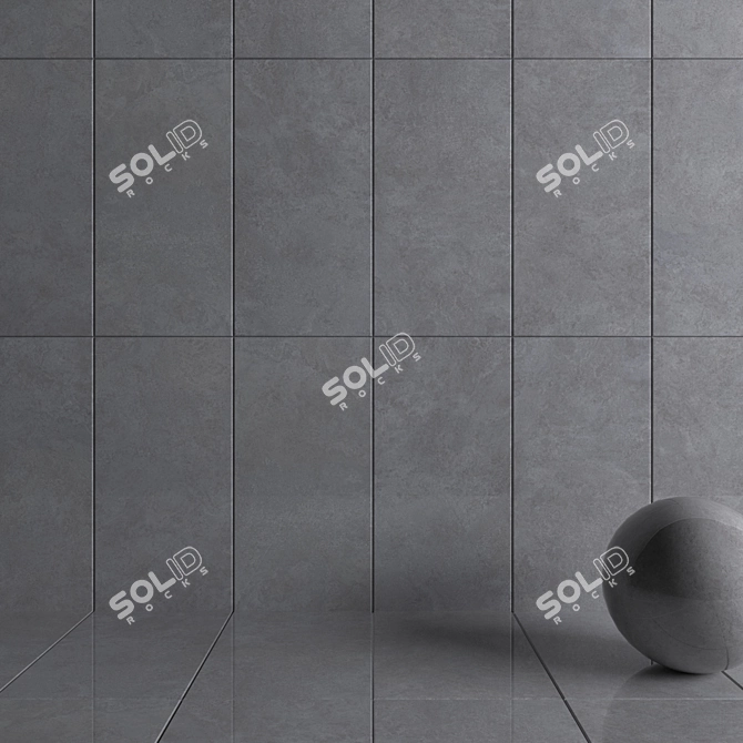 MUSEUM Lava Fog Wall Tiles: Elegant & Versatile 3D model image 3