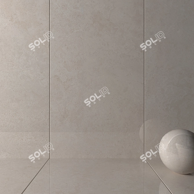 Museum Lava Oat Wall Tiles 3D model image 2