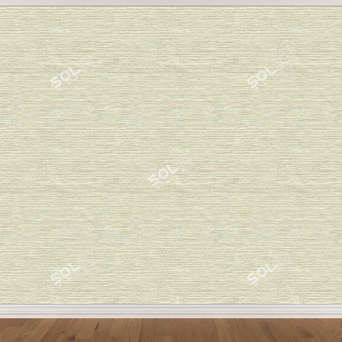 Seamless Wallpaper Set - 3 Colors 3D model image 3