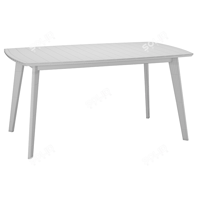 Functional Dining Table Set 3D model image 4