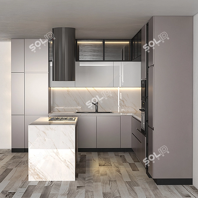 Amir Sayyadi Kitchen Set 3D model image 3