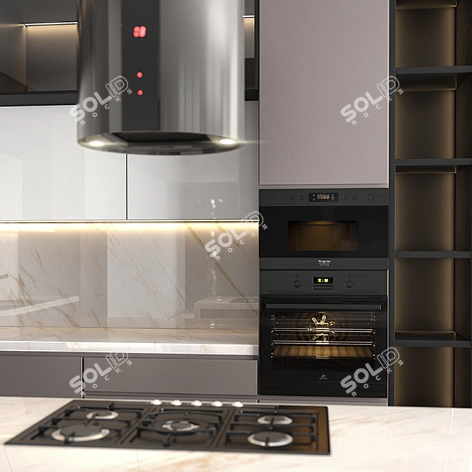 Amir Sayyadi Kitchen Set 3D model image 4