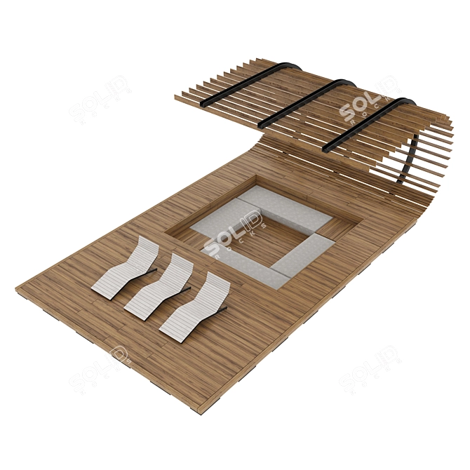 Archived Pergola Design Bundle 3D model image 2