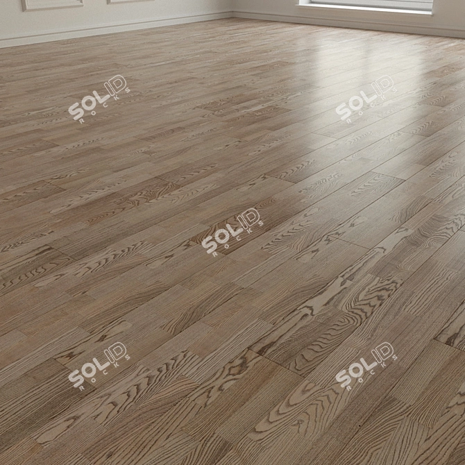 Premium Ash Quartz Parquet 3D model image 2